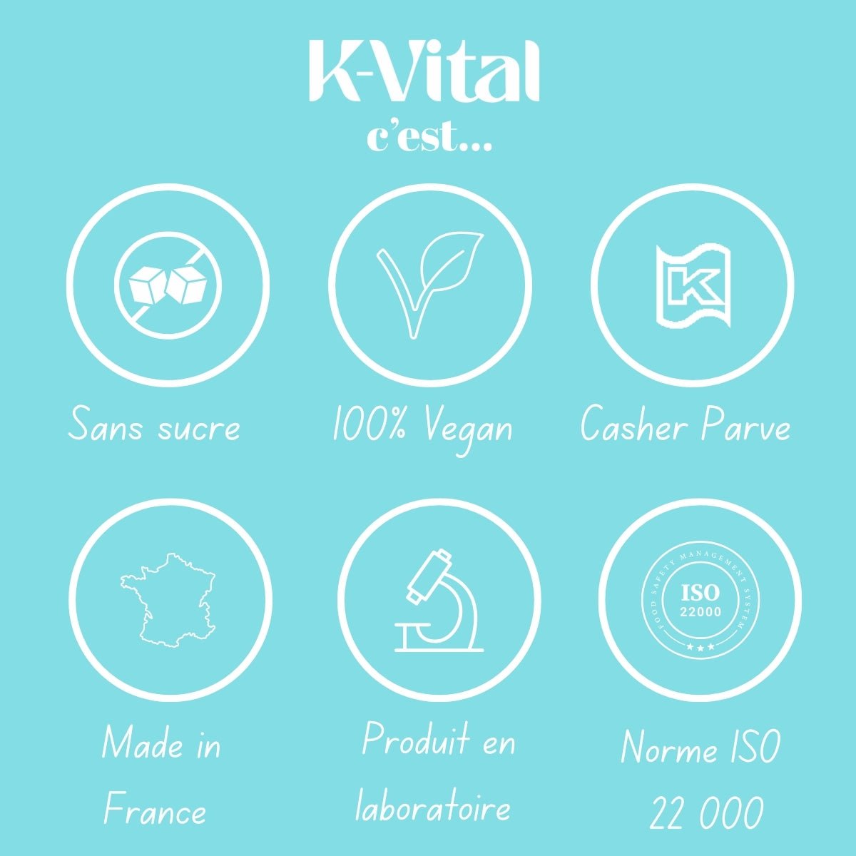 Collagène Marin Cacher K-Vital - fiche produit et bénéfices